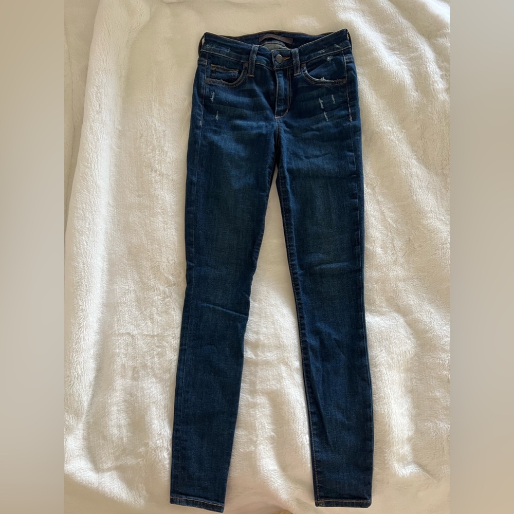 Joe’s Skinny Ankle Blue Mid-Rise Jeans